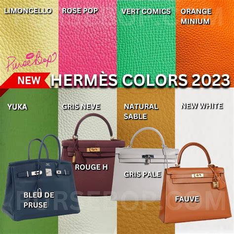 hermes yellow color chart|hermes 2023 colors.